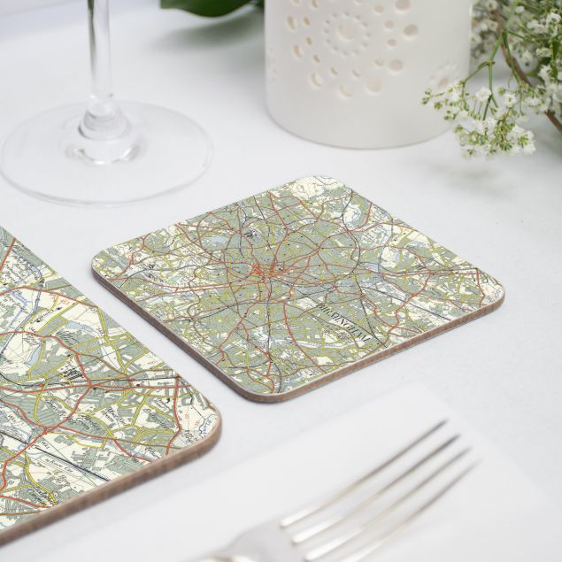 Birmingham Map Coaster