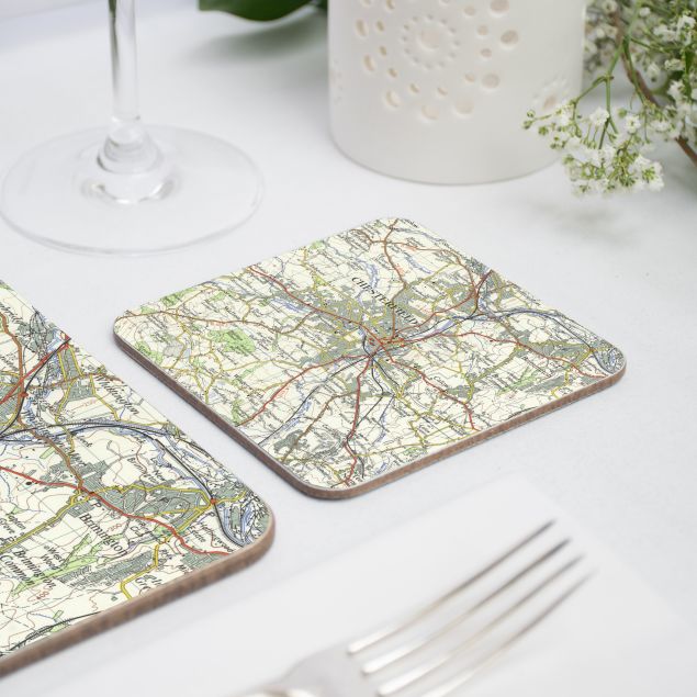 Chesterfield Map Coaster