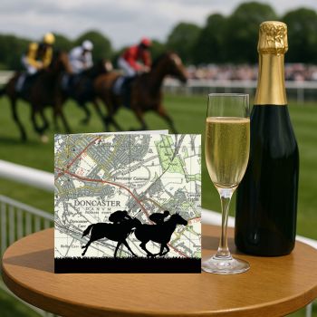 Create Your Own Map Horse Racing Card
