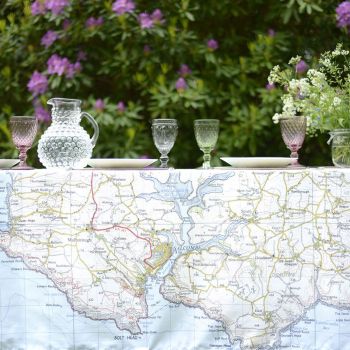 Personalised Map Tablecloth