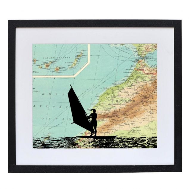 Windsurfing with Personalised Map