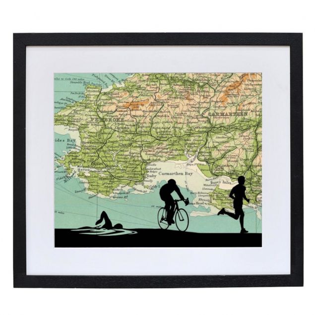 Triathalon with Personalised Map