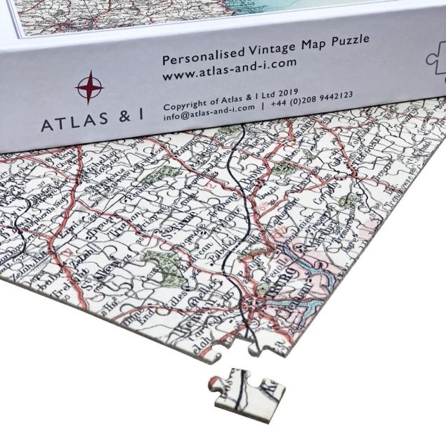 Personalised Map Jigsaw Puzzle
