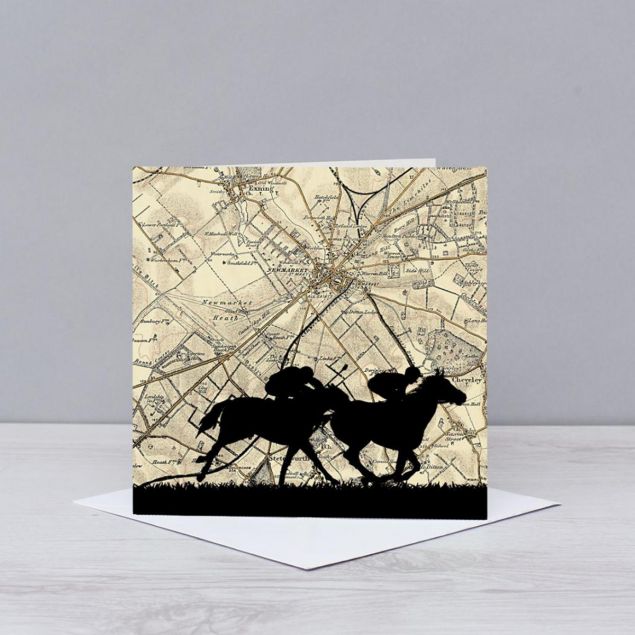 Newmarket Racecourse Greetings Card