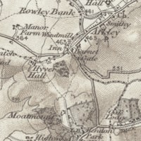 1895 OS One-Inch Map 'Hills' Edition
