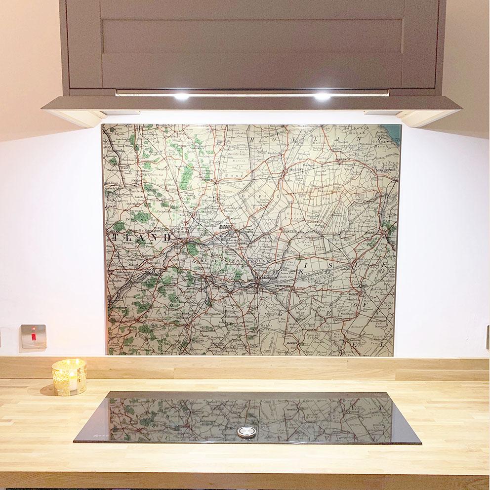 Behind the scenes of a personalised splashback installation